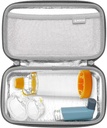 RLSOCO carriing Case for Astma Inhaler for børn og voksne, Inhaler Spacer Rejsetilfælde for enhed, maske og andet tilbehør (sag kun)