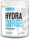 Jacked Factory HYDRASURGE Electrolyte Powder - Hydration supplement med vigtige mineraler, Himalayan Sea Salt, kokos vand - Keto Friendly, Sukker Free, naturligt sødet - 60 Servering, Orange Mango