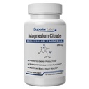 Superior Labs Magnesium Citrate 200mg, High Absorption, Non-GMO, Additive-Free & Gluten-Free, Promotes Calm Sleep, Eases Muscle Cramps & Twitches, Supports Constipation Relief, 120 Veg Caps