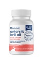 NativePath Antarktiske Krill Oil - Wild-Fanget Omega 3 Krill Oil 500mg Softgels med EPA, DHA og Astaxanthin - Supplement til fælles, hjerte, hjerne og immunitet - 60 ct - Ingen Fishy Eftersmag