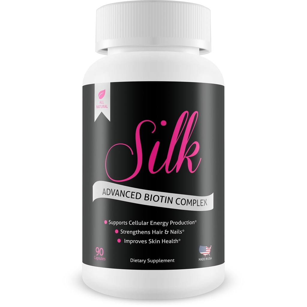 Silk avanceret biotin kompleks - fremmer stærkere, længere, frisure-Healthier Skin- Ultimate Nail Styrke