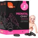 Zahler Prenatal Vitamin med DHA & Folate - DHA Kosttilskud & Prenatal Multivitamin til mor og barn - Kosher Prenatal DHA Prenatal Vitamin med jern, Pre Natal Softgels (120 Greve (pakke med 1))