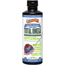 Barlean 's Liquid Flaxseed, Borage and Algae Oliils Omega 3 Supplement, Pomegranate Blueberry Flavor, Vegan EPA og DHA, Hør og Borage Seed Oil med 3,980 mg Omega-3-6-9, 16 oz