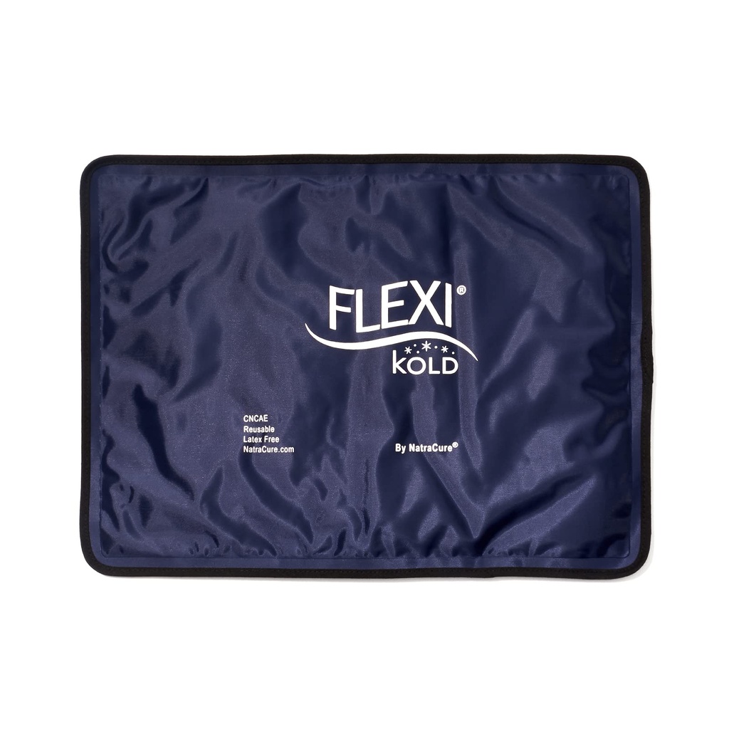 FlexiKold Gel Ice Packs (Standard Large: 10.5 "x 14.5") for skader Genbruges, Rygsmerter Relief, Knee Wrap, Efter kirurgi, Ice Pack til Knee, Shoulder - 6300-COLD af NatraCure