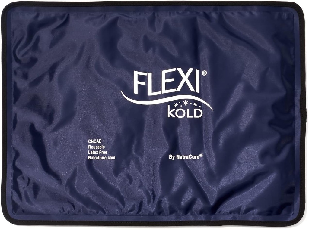 FlexiKold Gel Ice Packs (Standard Large: 10.5 "x 14.5") for skader Genbruges, Rygsmerter Relief, Knee Wrap, Efter kirurgi, Ice Pack til Knee, Shoulder - 6300-COLD af NatraCure