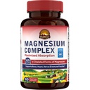 Vitalitown Magnesium Complex Supplement 500mg - Maximized Absorption NSF Certified Chelated Magnesium Glycinate, Malat, Taurat & Citrat - Vegan Non- GMO til søvn, energi & hjerte 60 Caps