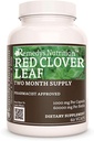 Remedy 's ernæring Red Clover Leaf 124; 1.000 mg, 60 Vegan Kapsler Herbal Kosttilskud 124; Two Month Supply