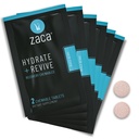 Zaca Recovery Chewable Supplement Note 124; Hydrate + Revive Buddy 124; Party, Travel, Motion & Højde Buddy 124; Sugar Free & Gluten Free Buddy 124; Mixed Berry, 6 Packets = 12 tabletter
