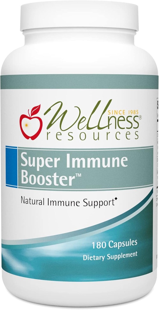 Wellness Resources Super immunbooster - Colostrum, Beta glucan, Olive Leaf, Arabinogalactan (180 kapsler)