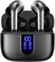 TAGRY Bluetooth hovedtelefoner True Trådløse Earknopper 60H Playback LED Power Display Earphones med Trådløs opladning sag IPX5 Vandtæt in- Øre Øre knopper med Mic til TV Smart Phone Laptop Computer Sport