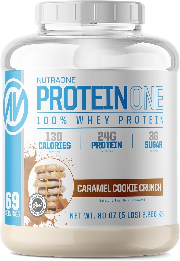 NutraOne ProteinOne Caramel Cookie Crunch - 5lbs