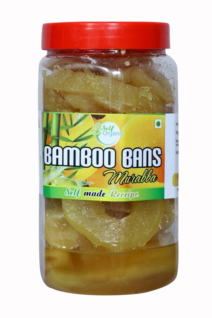 SENTA Hjemmelavet Delicious Sweet Bamboo Murabba Shurabba 124; Fresh & Natural Ready to Eat Bans Ka Morabba - Hjælper med at øge højden af 124; Ingen kunstige farver og tilsætningsstoffer (1 Kg)
