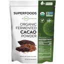 MRM Nutrition Organic Fermented Cacao Powder - Premium Superfood Powder from Peruvian Cacao Beans, Antioxidant Rich, Flavonoids, Unsweetened, Vegan, Gluten Free, non-GMO - 43 Servings