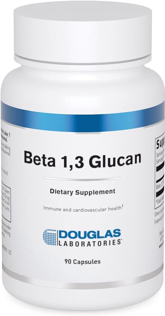 Douglas Laboratories Beta 1,3 Glucan- 124; Beta Glucan- immun- og kardiovaskulær Support 124; 90 Kapsler