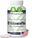 EP BalancePlus Multivitamin til voksne - Multivitamin til mænd og kvinder med vitaminer og mineraler - methylfolat & aminosyrer til ernæringsstøtte - General Wellness Supplement, 180 kapsler