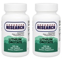 Nutrient Carriers Advance Research Lithium Orotere 120 Mg 200 tabletter (pakke med 2)