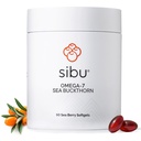 sibu Sea Buckthorn Omega- 7 Softgel Starter Kit (60ct, 30 Day Supply) - supplement til sund hud, hår, negle og tørhed