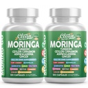 Moringa Powder Capsules + gurkemeje Moringa Leaf Ceylon Cinnamon Ashwagandha Ginger Tart Cherry Boswellia Quercetin Hvidløg Holy Basil Saffron Nettle Black Pepper Moring- Go supplement by Clean Nutra (2)
