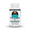 Source Naturals Acetyl L- Carnitin & Alpha- Lipoic Acid 650mg - 120 tabletter