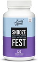 LIVELY VITAMIN CO Snooze Fest - Fuld REM Cykler - Balanceret søvn - Slap af Body & Mind - Rest & Recovery - GABA - Kamille - Melatonin - Tryptophan - Valerian Root - Lemon Balm - Poppy - 120 Greve
