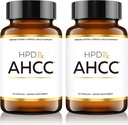 HPD Rx Premium AHCC & Shiitake Mushroom 1100 mg per servering supplement, Natural Immunity Booster, vedligeholder Natural Killer Cell Activity Decision 124; AHCC er proven i 30 + Studier