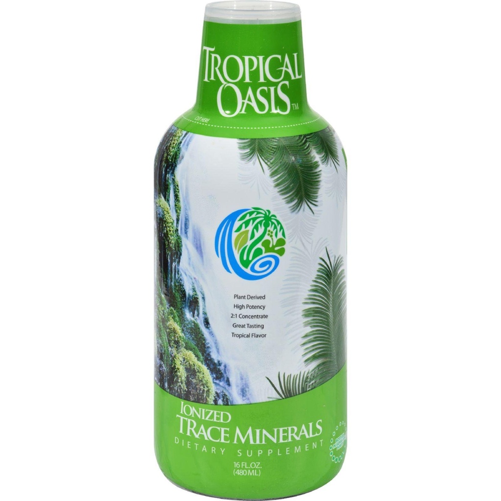 Tropical Oasis Ionized Trace Minerals 16 Fz