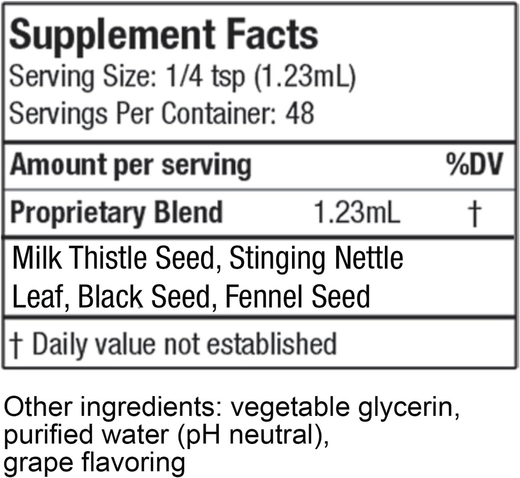 Mælkepulver Lady Leche Amning Supplement - 2oz Tincture Amning Støtte til at øge mælkeforsyningen - Urte Milk Supply Supply Supplements with Milk Thistle, Black Seed