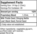 Mælkepulver Lady Leche Amning Supplement - 2oz Tincture Amning Støtte til at øge mælkeforsyningen - Urte Milk Supply Supply Supplements with Milk Thistle, Black Seed