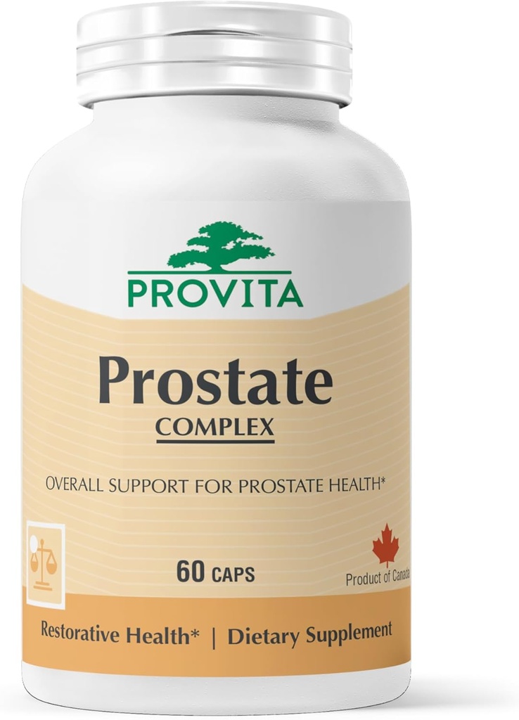 PROVITA prostata complexed 124; prostata sundhed supplement til mænd med Saw Palmetto, Beta- sitosterol & Pygeum against 124; understøtter urinstrømmen, sund prostata og antioxidant egenskaber