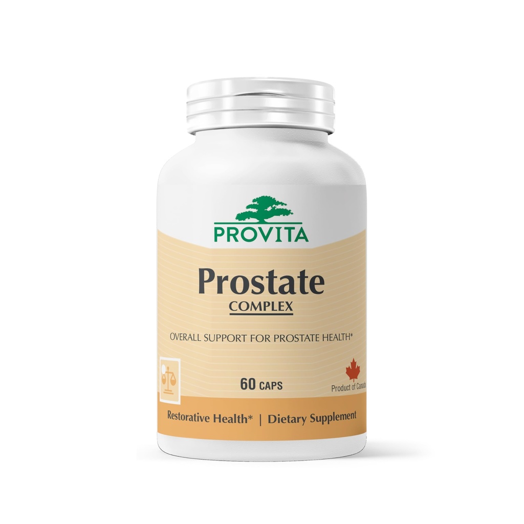 PROVITA prostata complexed 124; prostata sundhed supplement til mænd med Saw Palmetto, Beta- sitosterol & Pygeum against 124; understøtter urinstrømmen, sund prostata og antioxidant egenskaber