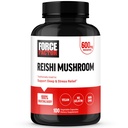 FORCE FACTOR Reishi Mushroom supplement, Stress Relief supplement og søvn Support Lavet med Reishi Mushroom ekstrakt, Vegan, No Gelatine, Non- GMO, 100 Vegetabilske kapsler