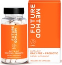 FREMTIDIG METODE Synbiotika Prebiotika til mænd og kvinder - Probiotika & Prebiotika Supplement for fordøjelse, immunitet og regelmæssighed (60ct)