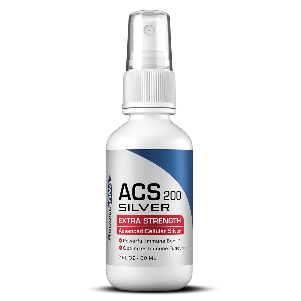 Resultater RNA - ACS 200 Sølv Extra Strength Immunsystem Support - Avanceret cellular kolloid sølv Supercharges dit immunsystem. Anbefalet af Læger Worldwide (2 oz)