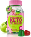 Keto Acv Gummies for Advanced Weight Loss: Apple Cider Vincious Gummies med Vitamin til at understøtte fordøjelse, Metabolisme, og immunforsvar - Sukker Free 80 ct
