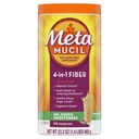 Metamucil Fiber, 4-in-1 Psyllium Fiber Supplement, Sukker Free Powder, Unflavored Drink, 114 Servering (Packaging May Vary)