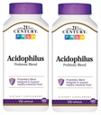 21. Century Acidophilus Probiotiske blend kapsler, 150- greve (pakke med 2)