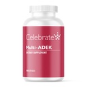 Fejre Vitamin Multi ADEK, Jernfri - Daglige Bariatric Multivitamin, Højt niveau af Vitamin A, D, E, K & B12 for Duodenal Switch Patienter (180 kapsler)