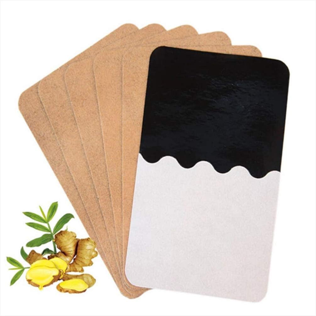 100 Pakker Ginger Pad for smerte Ginger Pad Herbal Ginger Patches Kinesisk natur blodcirkulationsplader for Knee Cervical Vertebra fælles