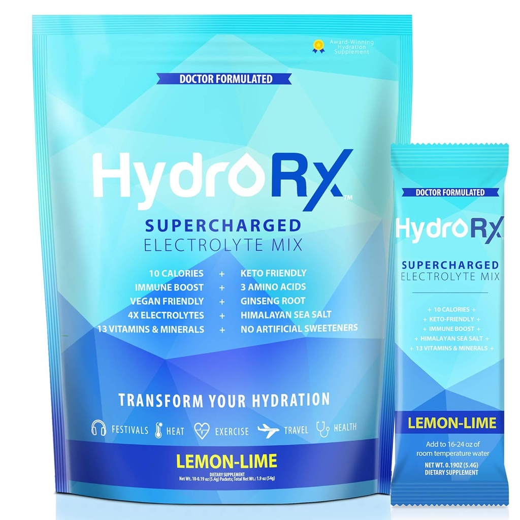 Immunstøtte, C-vitamin og zinktilskud Hydration Multiplier med Keto Hydration Powder Pakker, din perfekte På Go Electrolyte Pakker, Keto Electrolytes Hydration Drikke