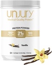 Unjury Whey Protein Powder • 124; Vanilla • 124; 21g • 100% • Whey Isolate Protein • Powder • 124; Lav Carb og laktose • 124; Gluten • Gratis • 124; Certificeret Kosher • 124; 15 Tjenester