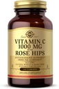 Solgar vitamin C 1000 mg med Rose Hips - 100 tabletter - Antioxidant & immunforsvar - Non- GMO, Vegan, Gluten Free, Dairy Free, Kosher - 100 Servere