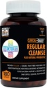 Clinical Daily Regular Cleanse Plus Natural Probiotic - Colon Cleanse & Gut Detox Supplement - Assister med energi og obstipation Relief - Urtefiber Psyllium Husk Kapsler - 180 Greve