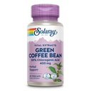 SOLARAY Garanteret Potency Green Coffee Bean Extract, Veg Cap (Btl- Plastic) 400mg