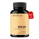 Sandhu 's Debloat fordøjelsesenzymer Kapsler 124; Hjælper Ease Bloating and Water Retention Measurement 124; Multi- Enzyme Complex med ingefær, Mælkebøtte & Fennel Measurement Supplement for kvinder & mænd Measurement 124; 60 Greve