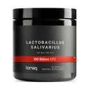 100 Millioner CFU Lactobacillus Salivarius Probiotic - Højeste verificerede CFU Greve - Third-Party Lab Testet for Potency - 60 Vegetariske kapsler - 30 Servere - TQ Verified
