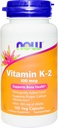 Now Foods Vitamin K- 2,100mcg, 100 caps (pakke med 2)