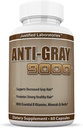 Begrundede laboratorier Anti Gray Hår 9000 Hjælper Gendanne naturlige hår farve 60 kapsler pr flaske 1 flaske