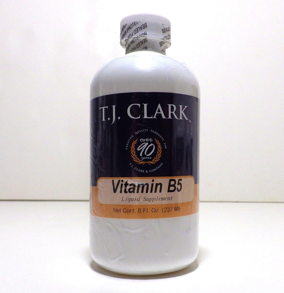 Vitamin B5 d- Calcium Pantothenat 50mg- 8oz Flydende