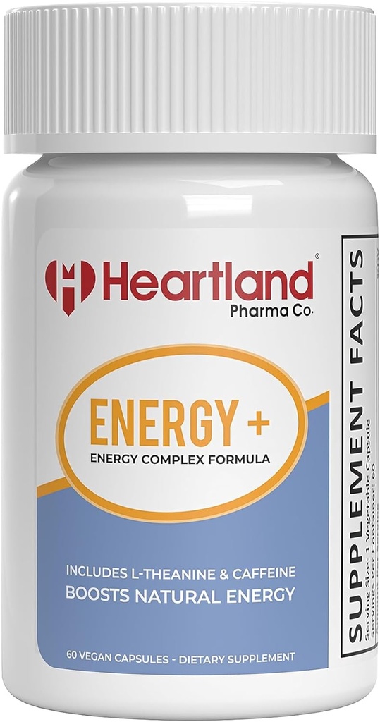 Energi + Complex Koffein L- theanin Kapsler; Fokus og alerness Support