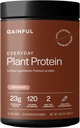 Gainful Everyday Plant Protein Powder, 23g Plant Protein per Serving, Unflavored, Understøtter Styrke, Recovery, og Balanced Nutrition, Vegan, Gut Friendly, Ingen kunstige ingredienser, 14 Servere